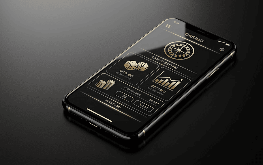 Goldbet Casino game categories displayed on a smartphone