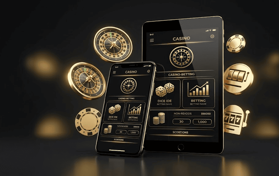 Goldbet Casino interface on smartphone and tablet